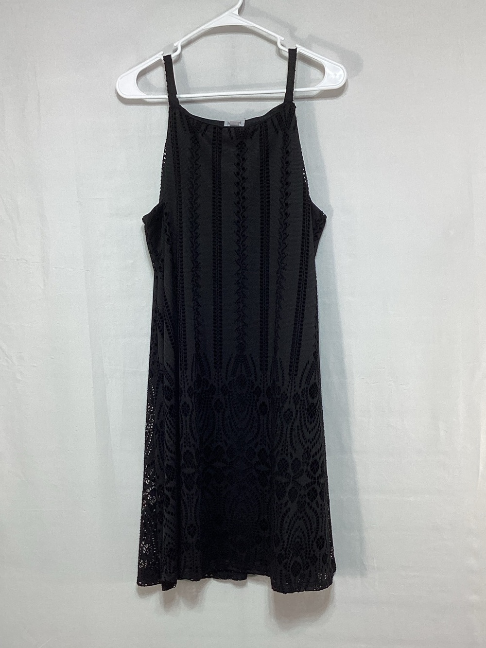 Westport XL Black Lace Overlay Dress